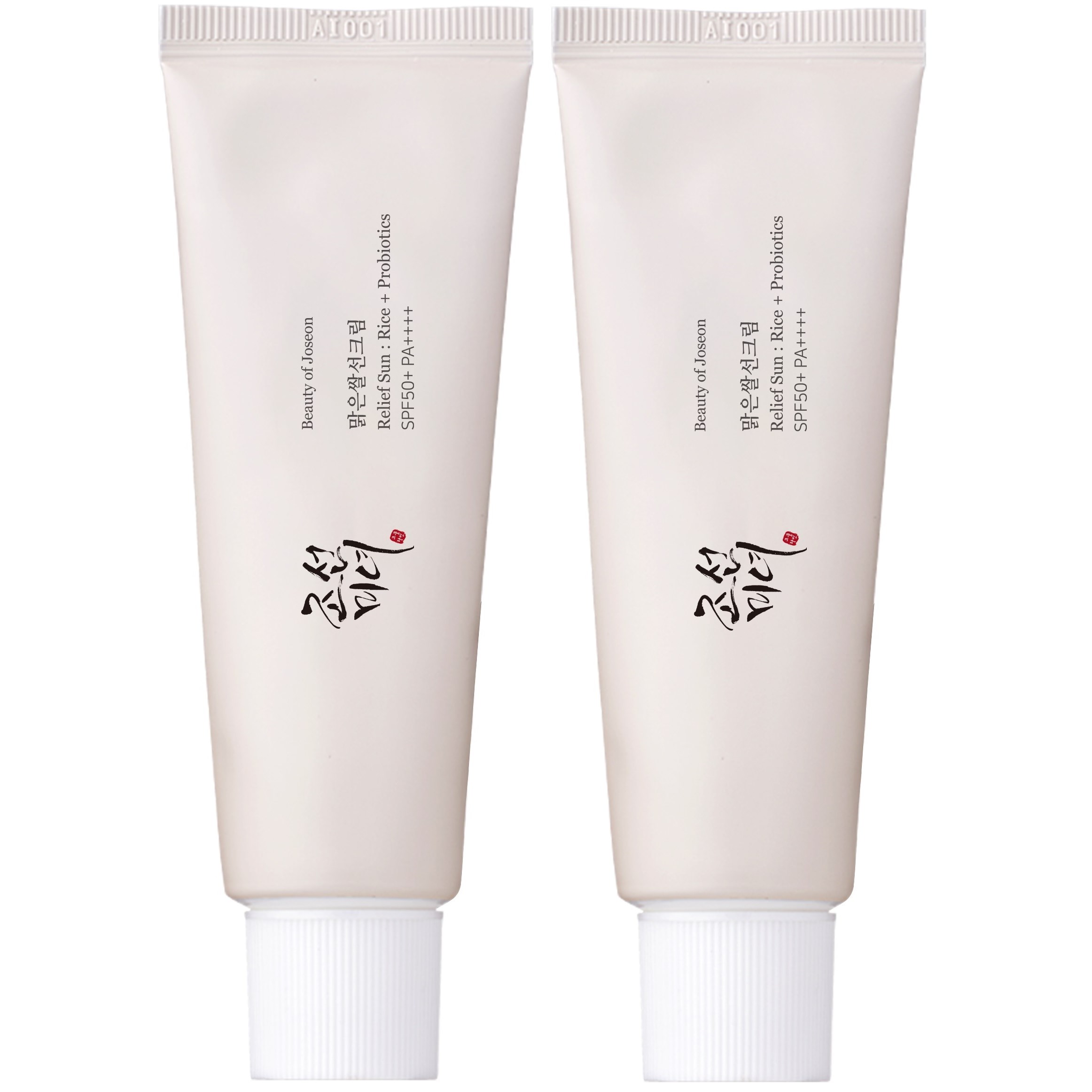 Läs mer om Beauty of Joseon Relief Sun: Rice + Probiotics SPF50 Duo 2x50 ml