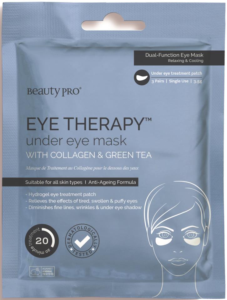 Beauty PRO Eye Therapy Under Eye Mask With Collagen & Green Tea