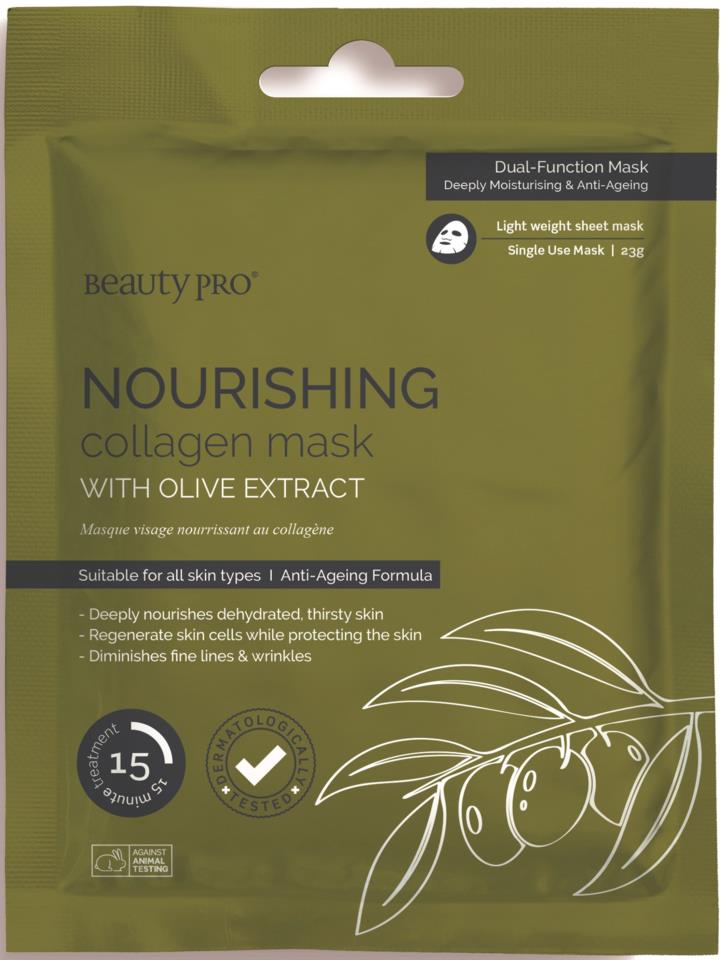 Beauty PRO Nourishing Collagen Mask With Olive Extract