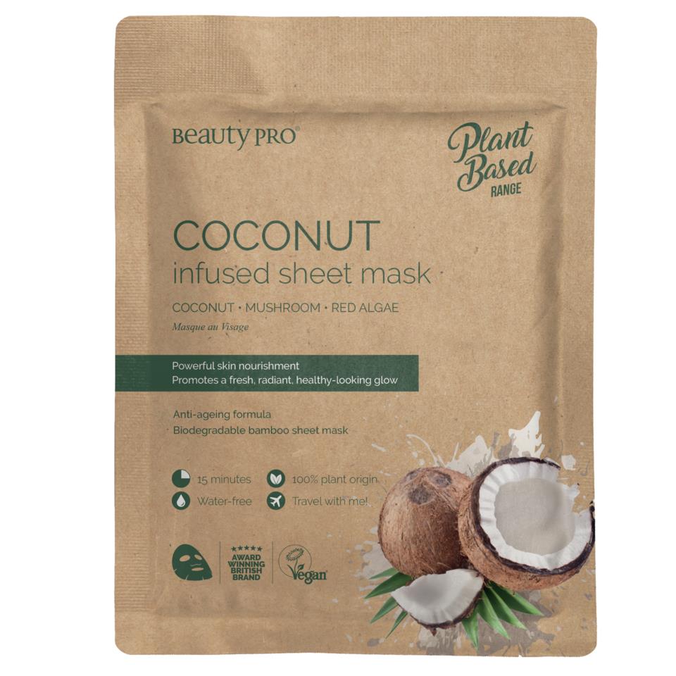 Beauty Pro Plant Based Coconut Infused Sheet Mask 