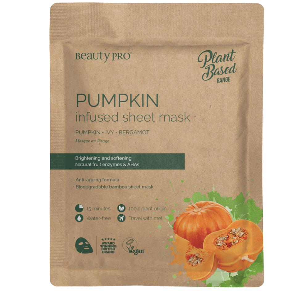 Beauty Pro Plant Based Pumpkin Infesed Sheet Mask 