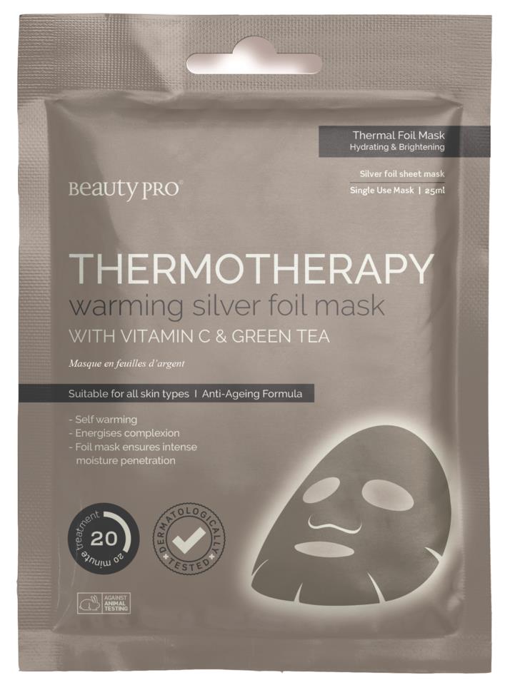 Beauty pro Thermoatherapy Warming Silver Foil Mask