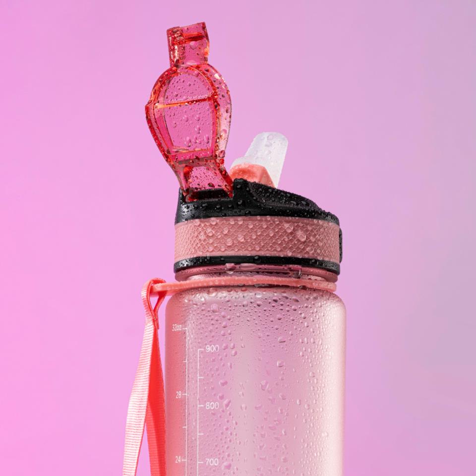 Beauty Rebels Motivational Water Bottle 1 L Pink