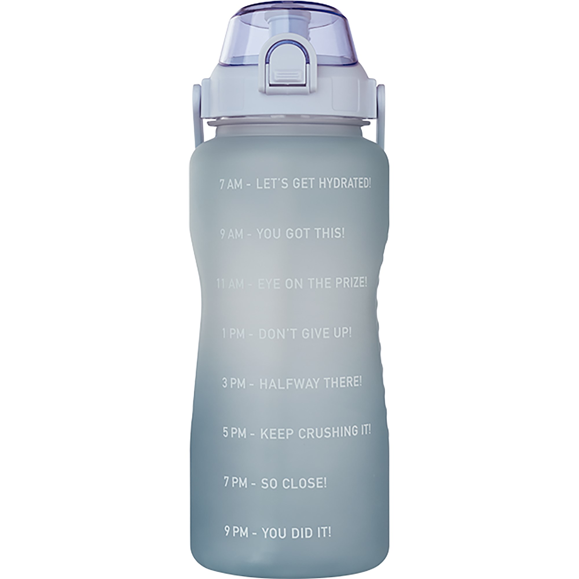 Läs mer om Beauty Rebels Motivational Water bottle 2,2 L Santorini