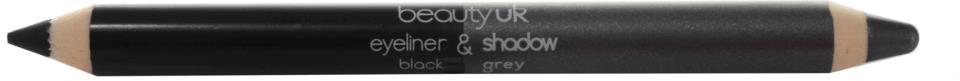 BEAUTY UK Double Ended Pencil (Jumbo) black/ grey