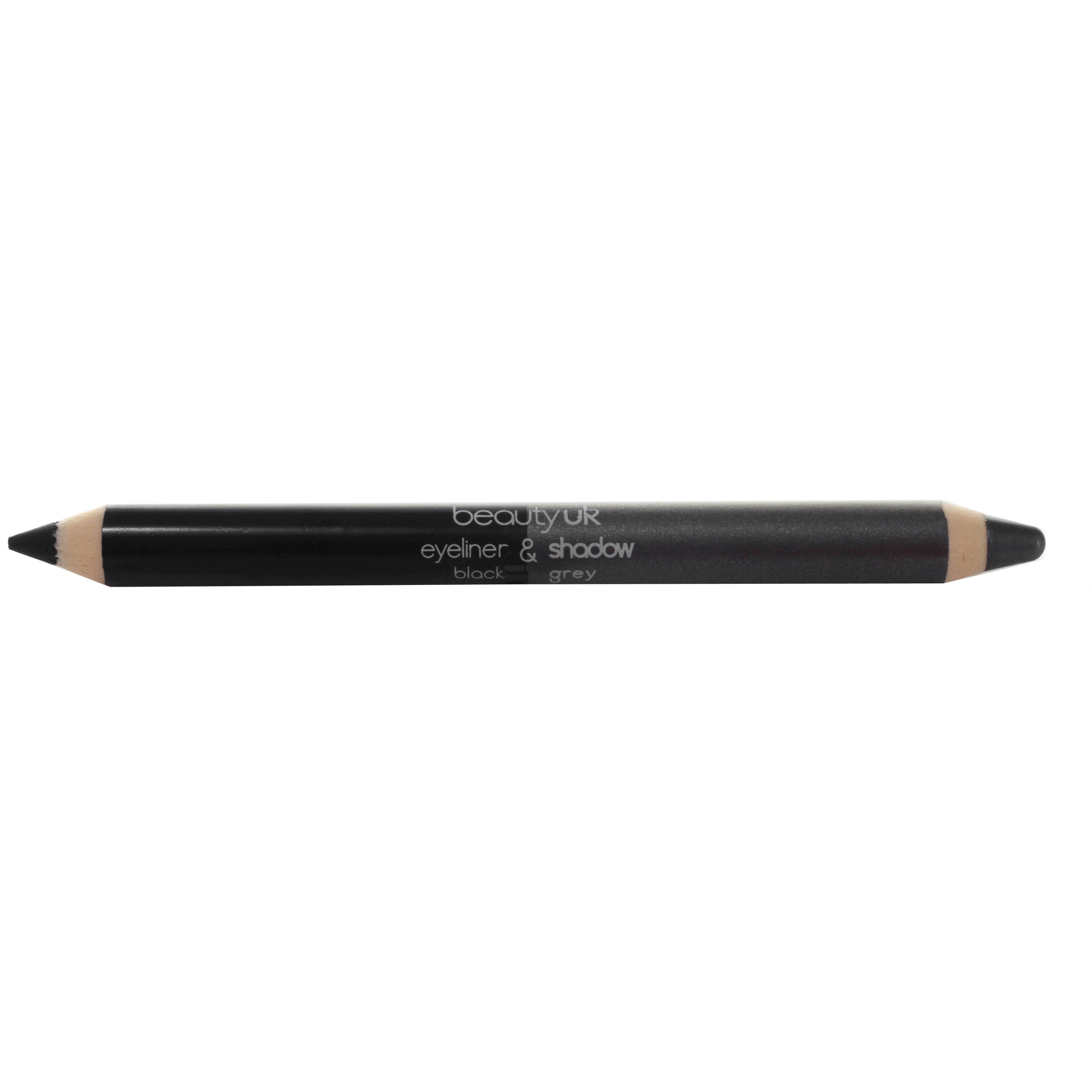 Beauty uk double ended pencil black/ grey