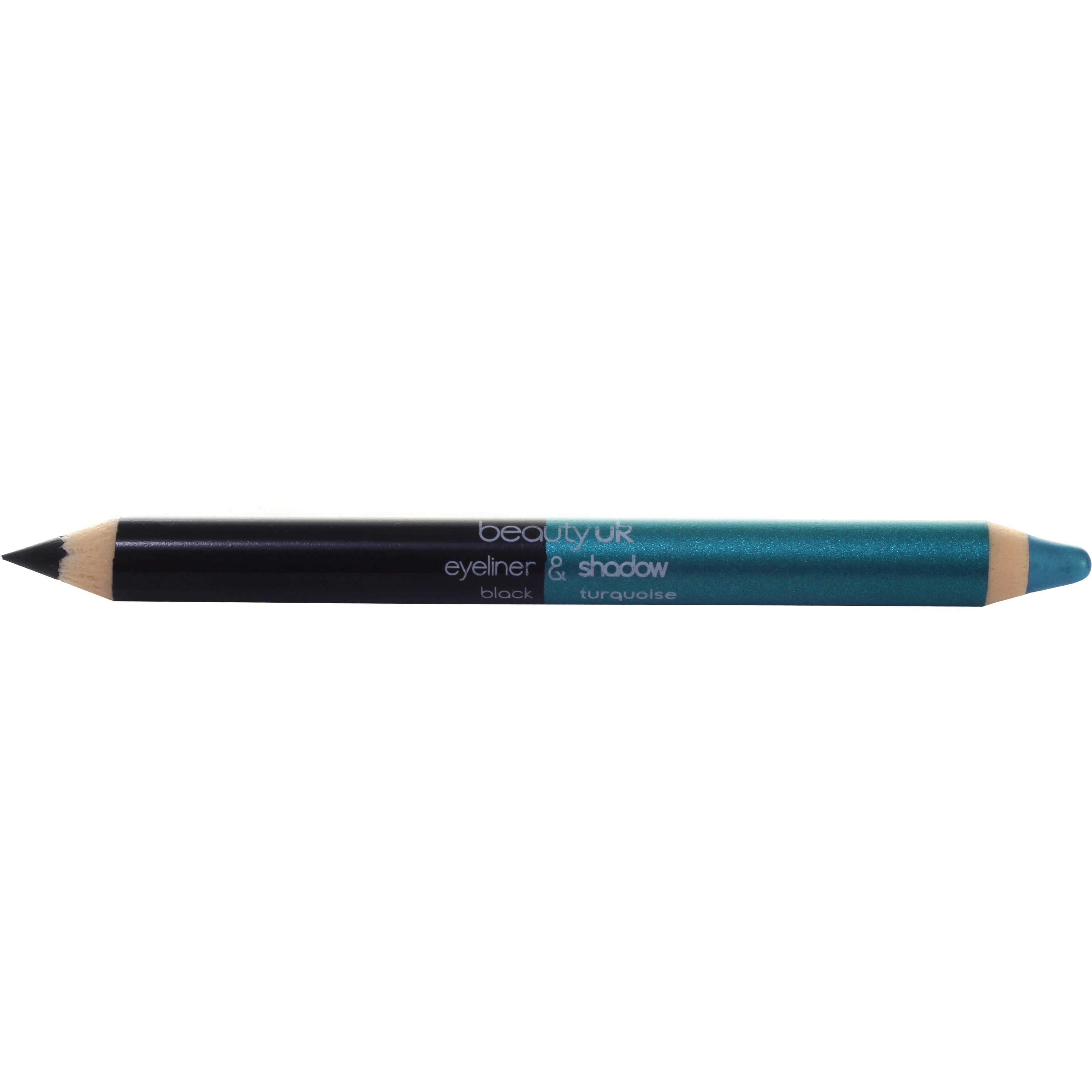 Beauty uk double ended pencil black/ turquoise