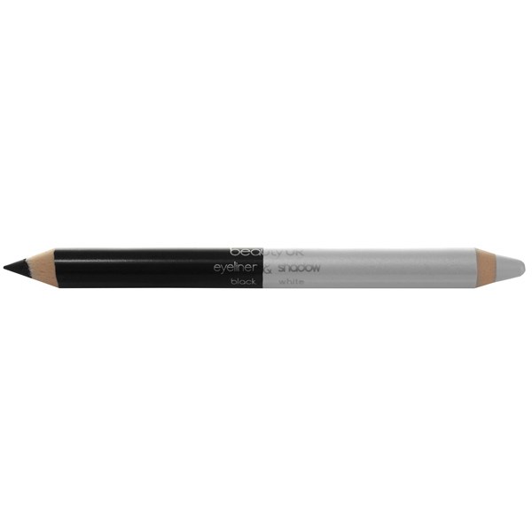 Bilde av Beauty Uk Double Ended Pencil (jumbo) Black/ White