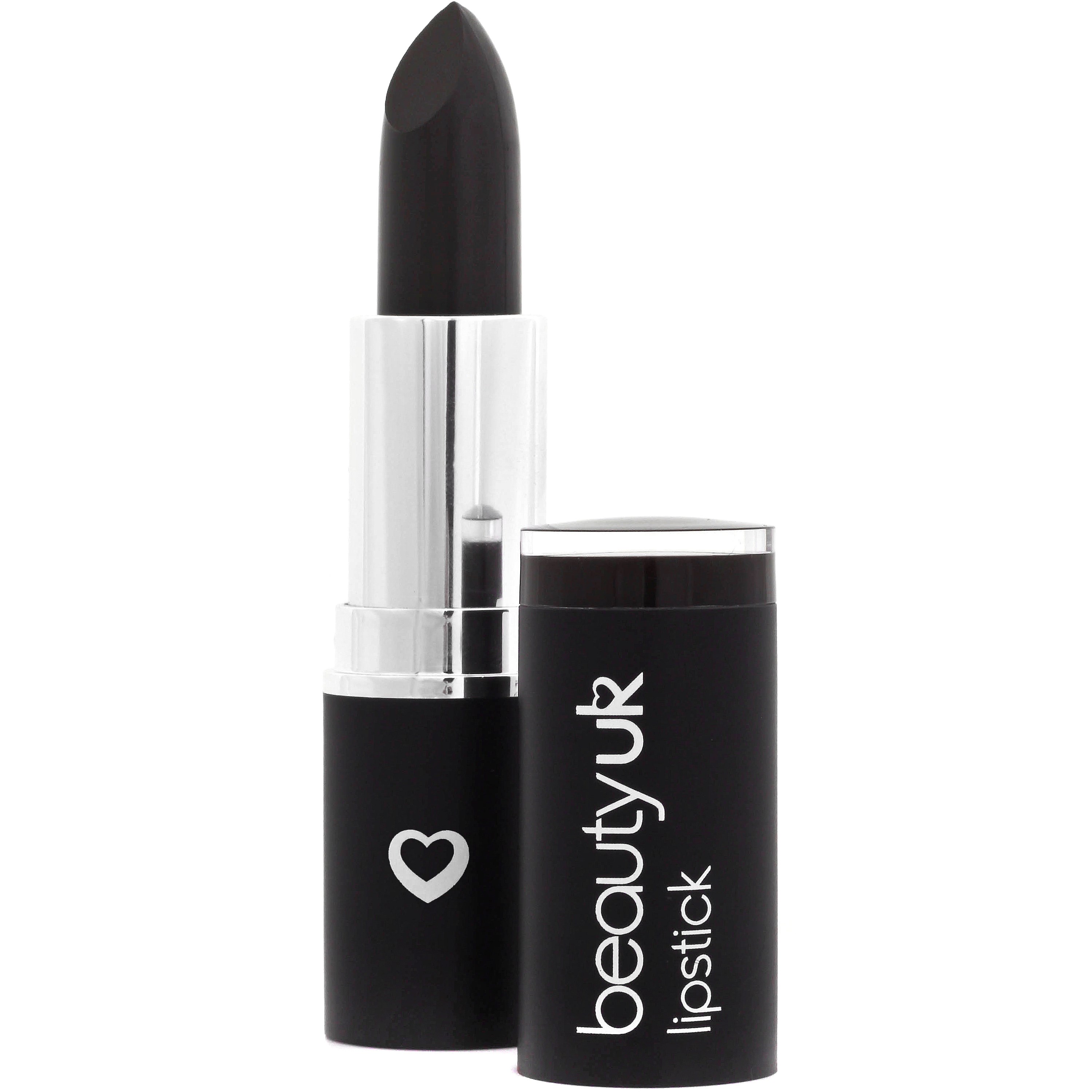 Läs mer om BEAUTY UK Lipstick no.13 dark side ( black) (mint / gloss)