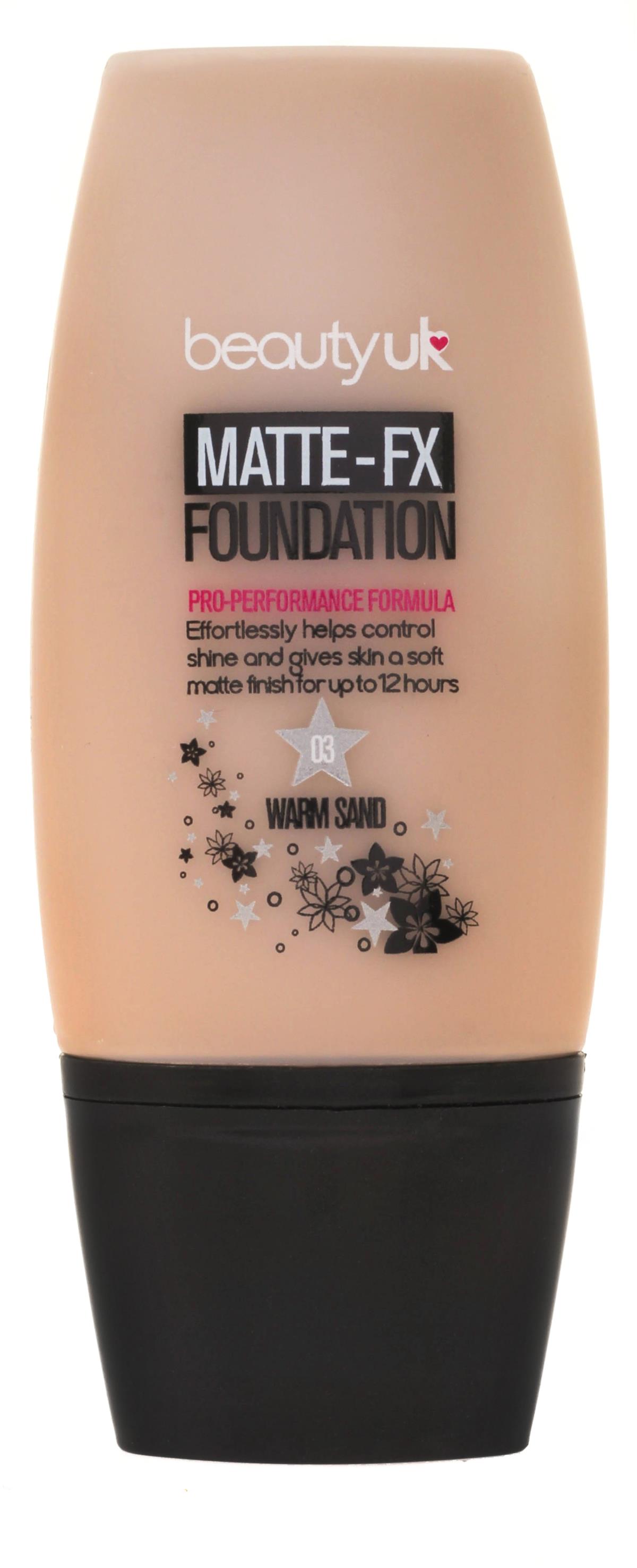 Beauty UK Matte FX Foundation - No.3 Warm