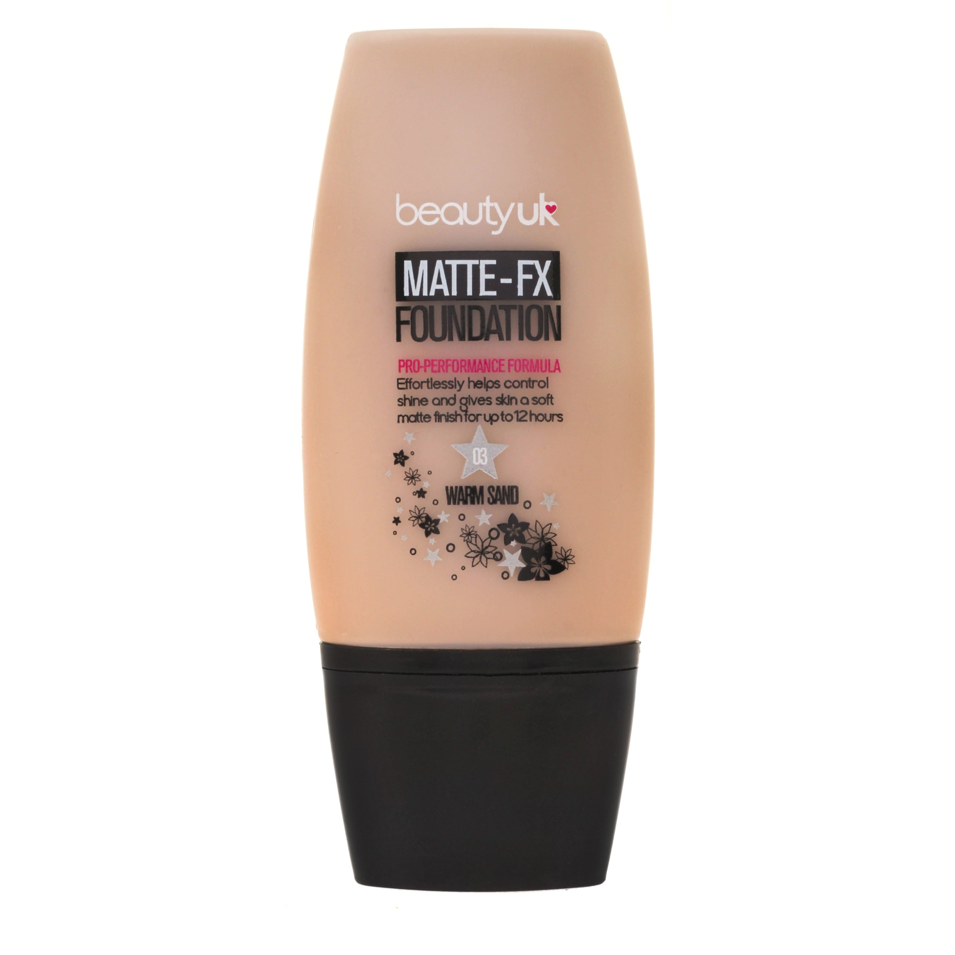 Bilde av Beauty Uk Matte Fx Foundation No.3 Warm Sand