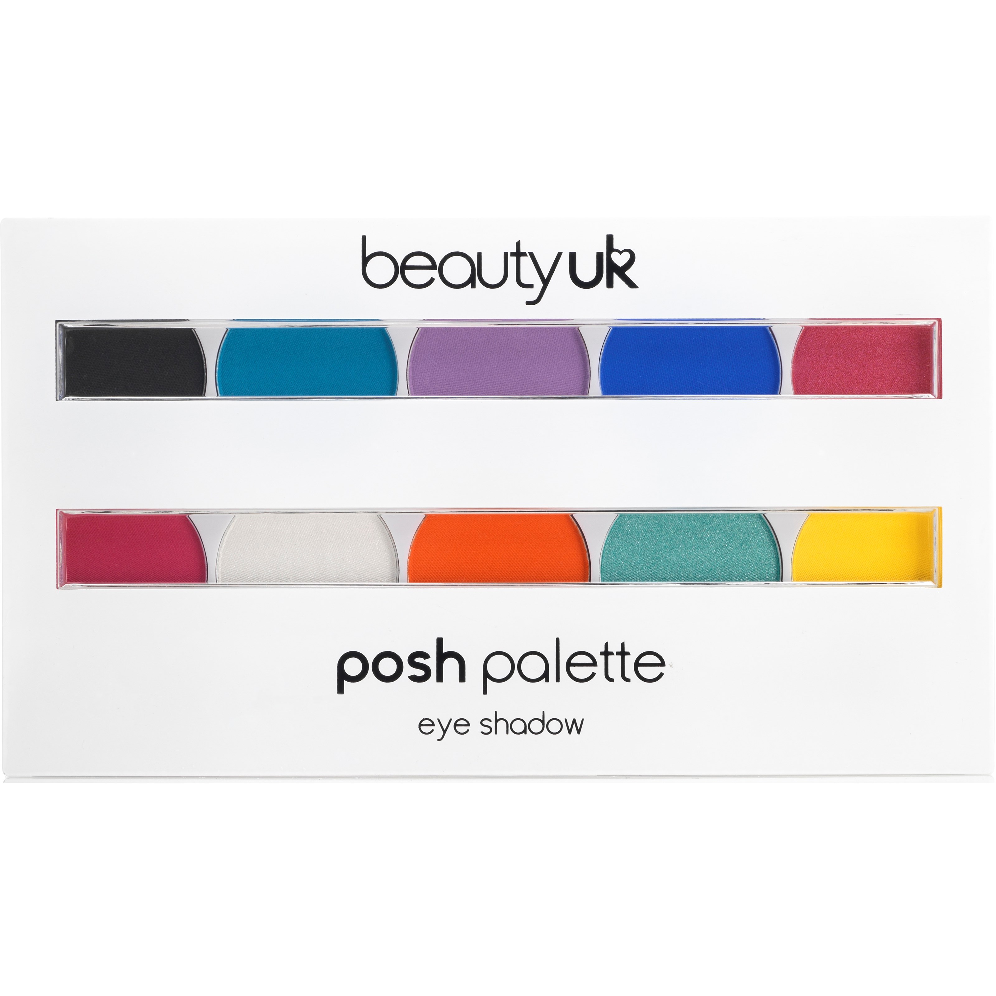Beauty UK Posh Palette Large Eye Palette No.3 Festival