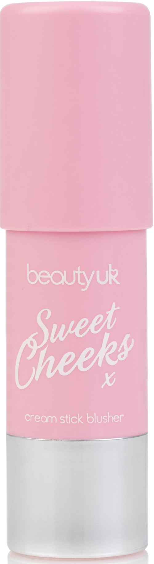 Rosa Tube mit 'Sweet Cheeks' für Lippen und Wangen, von Beauty UK, cremige Textur.