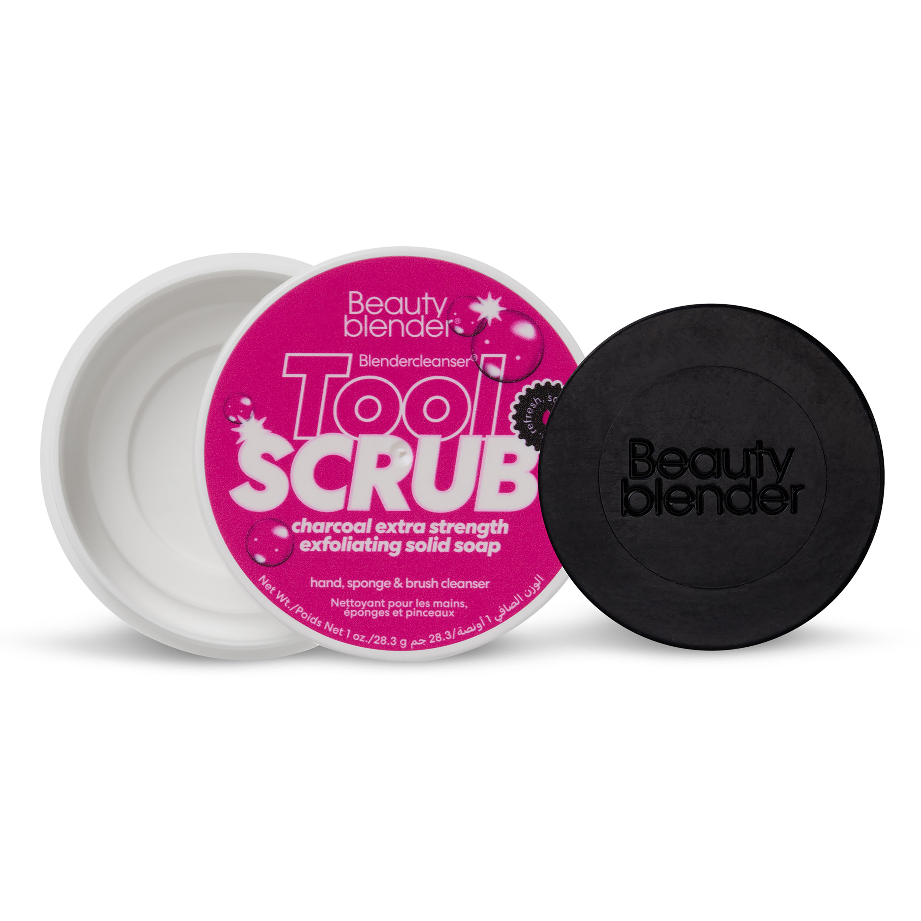 Beautyblender Toolscrub Hand, Sponge & Brush Cleanser Charcoal 28