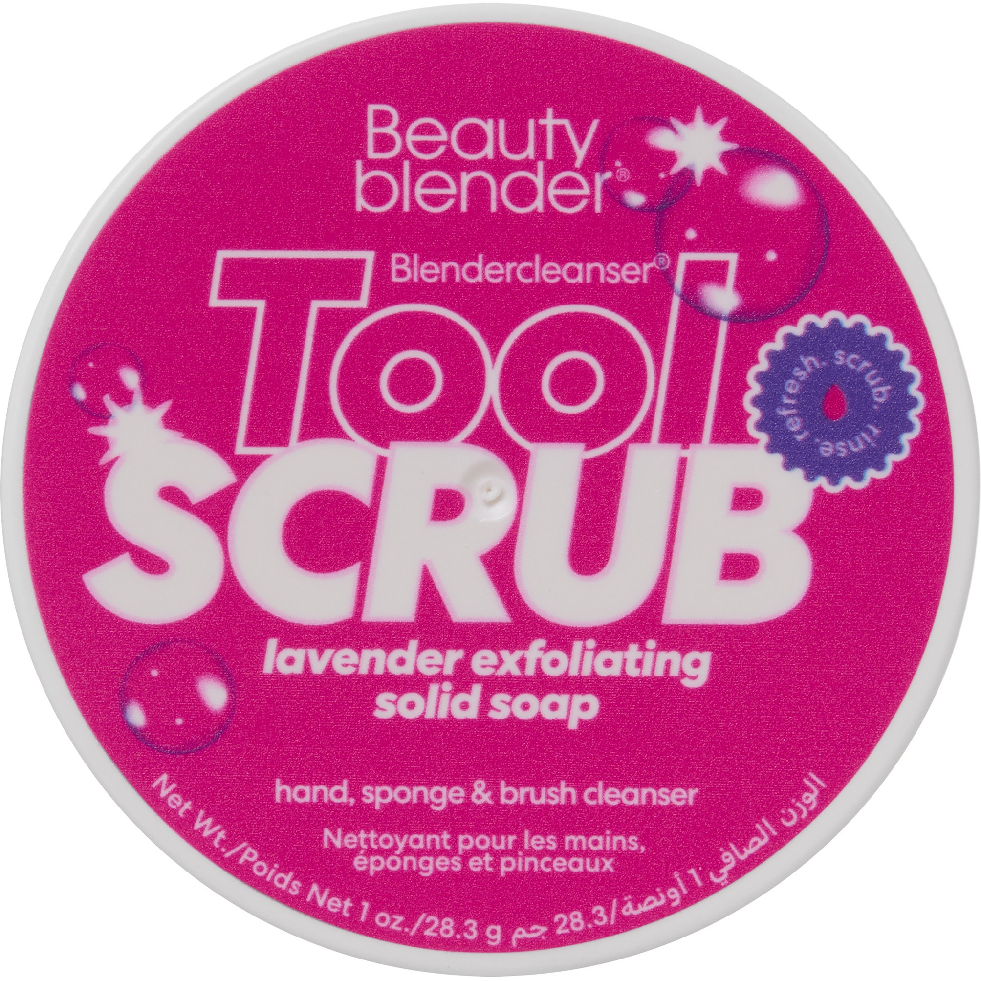 Beautyblender Toolscrub Hand, Sponge & Brush Cleanser Lavender 28