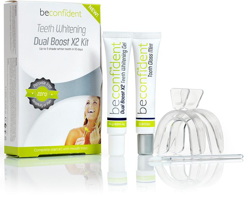 Beconfident®  Teeth Whitening Dual Boost X2 Kit