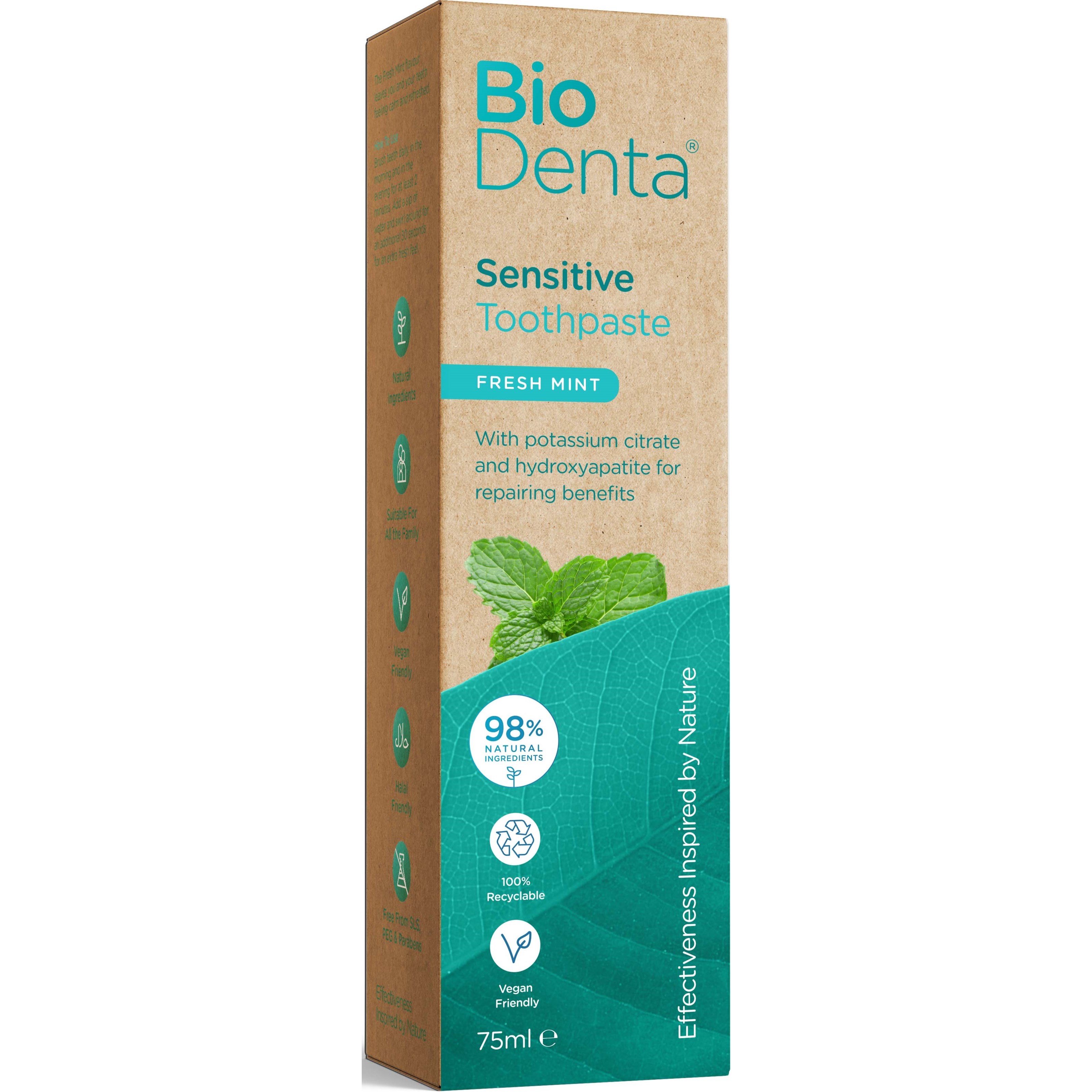 Bilde av Beconfident Sensitive Toothpaste Fresh Mint 75 Ml