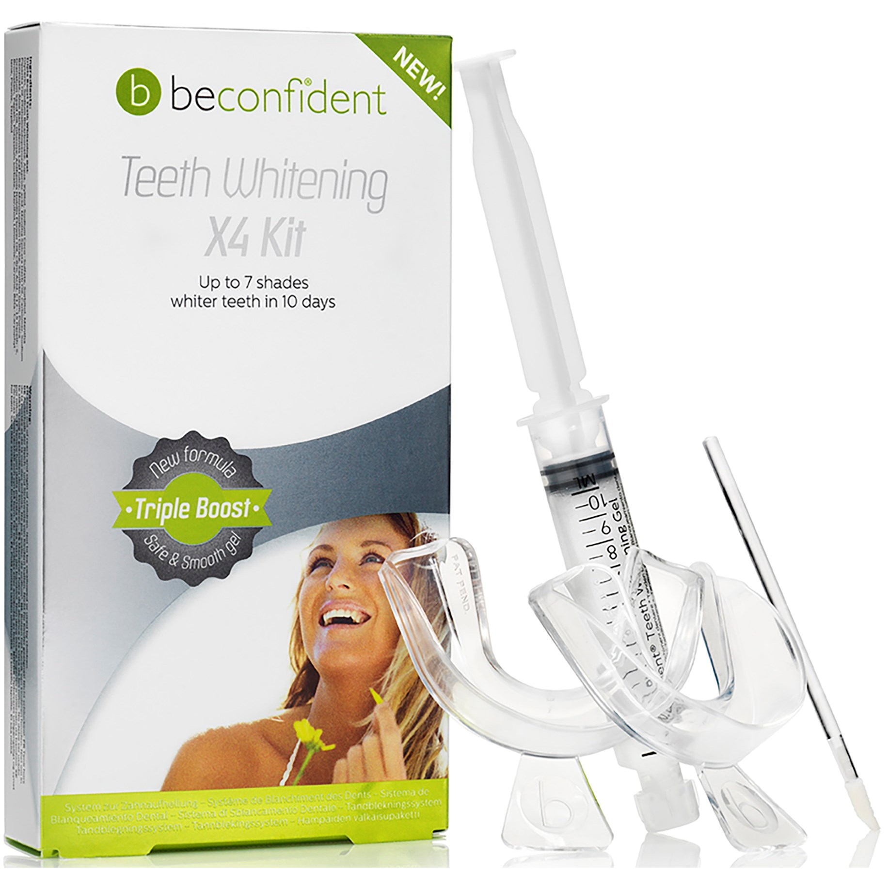 Beconfident Teeth Whitening X4 Kit 10 ml