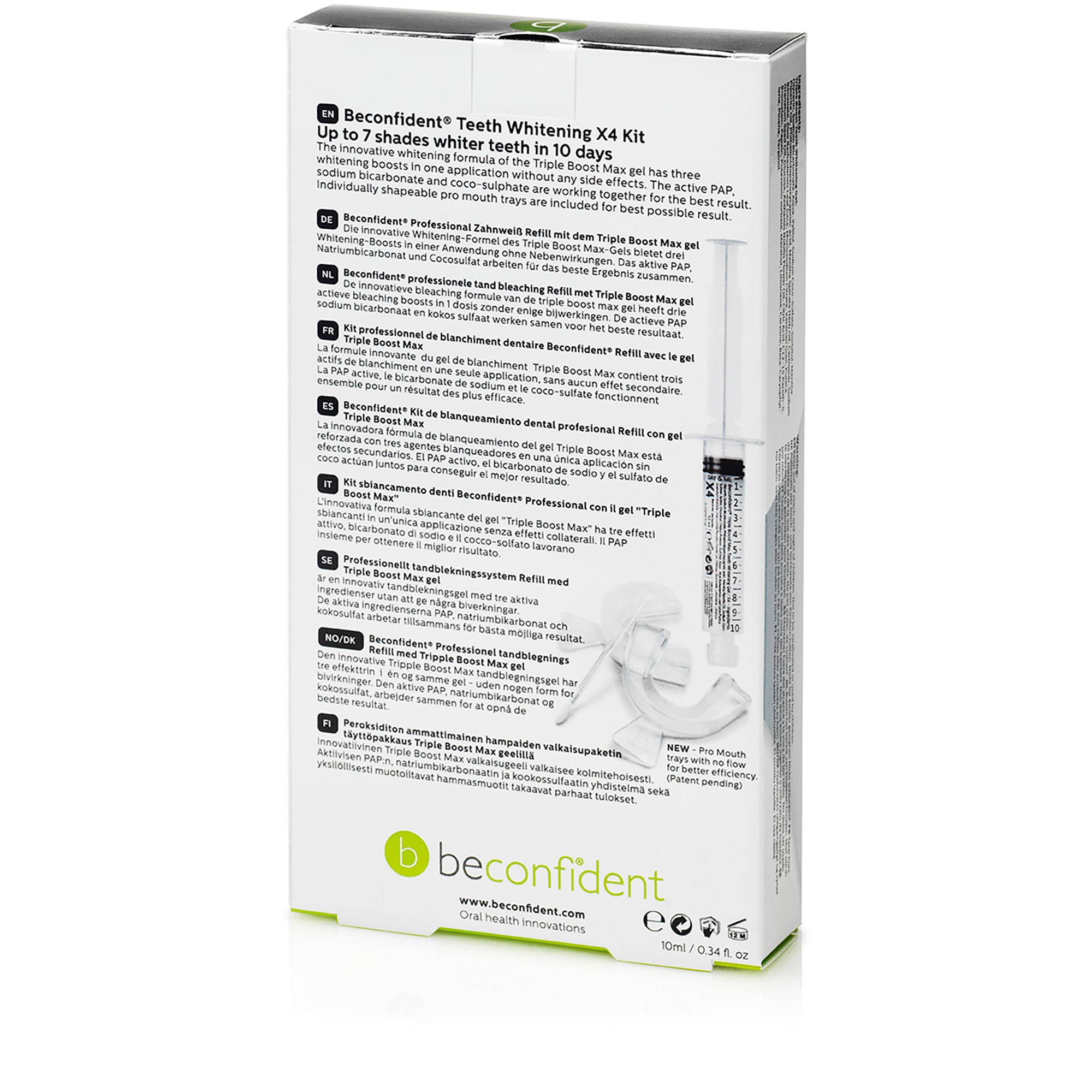 Beconfident Teeth Whitening X4 Kit 10 ml (obrázok 4)
