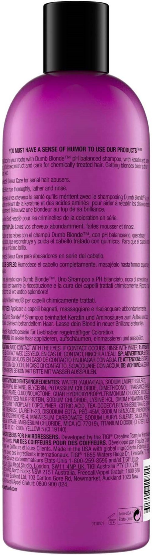 Tigi Dumb Blonde Shampoo 750 ml