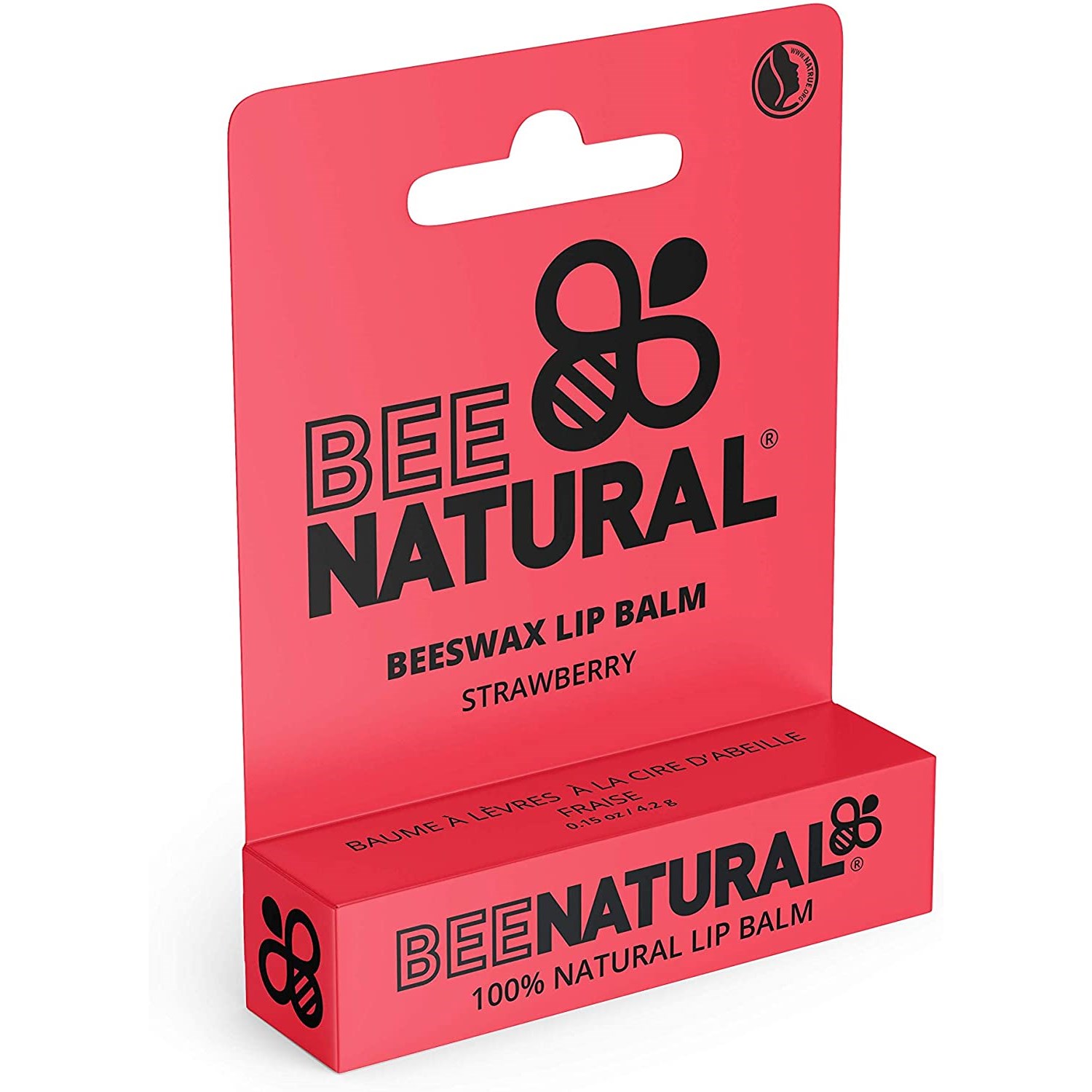BeeNatural Strawberry - balsam do ust (obrázok 4)