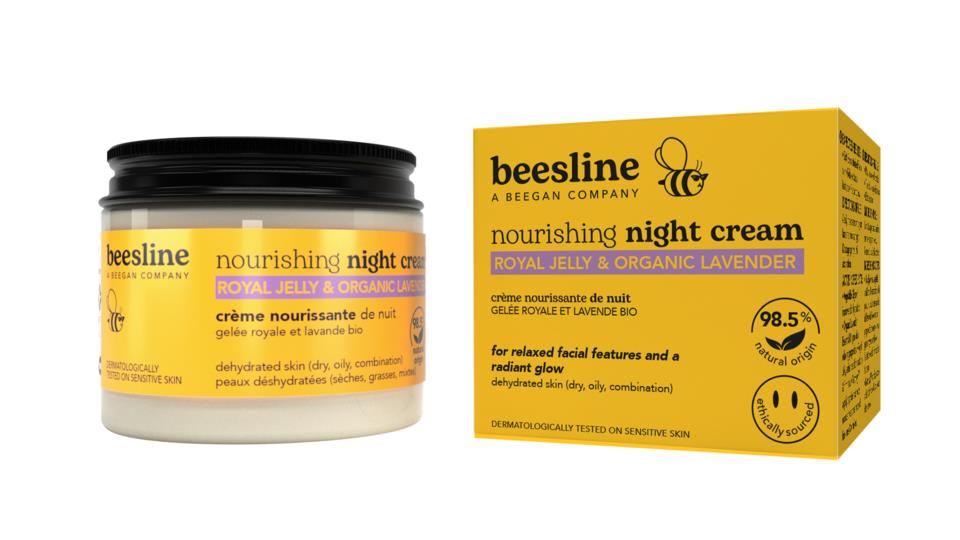 Beesline Nourishing Night Cream Royal Jelly & Organic Lavender 50 ml