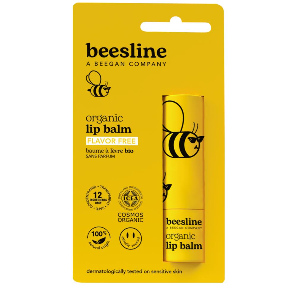 Beesline Organic Lip Balm Flavor Free 4,5 g