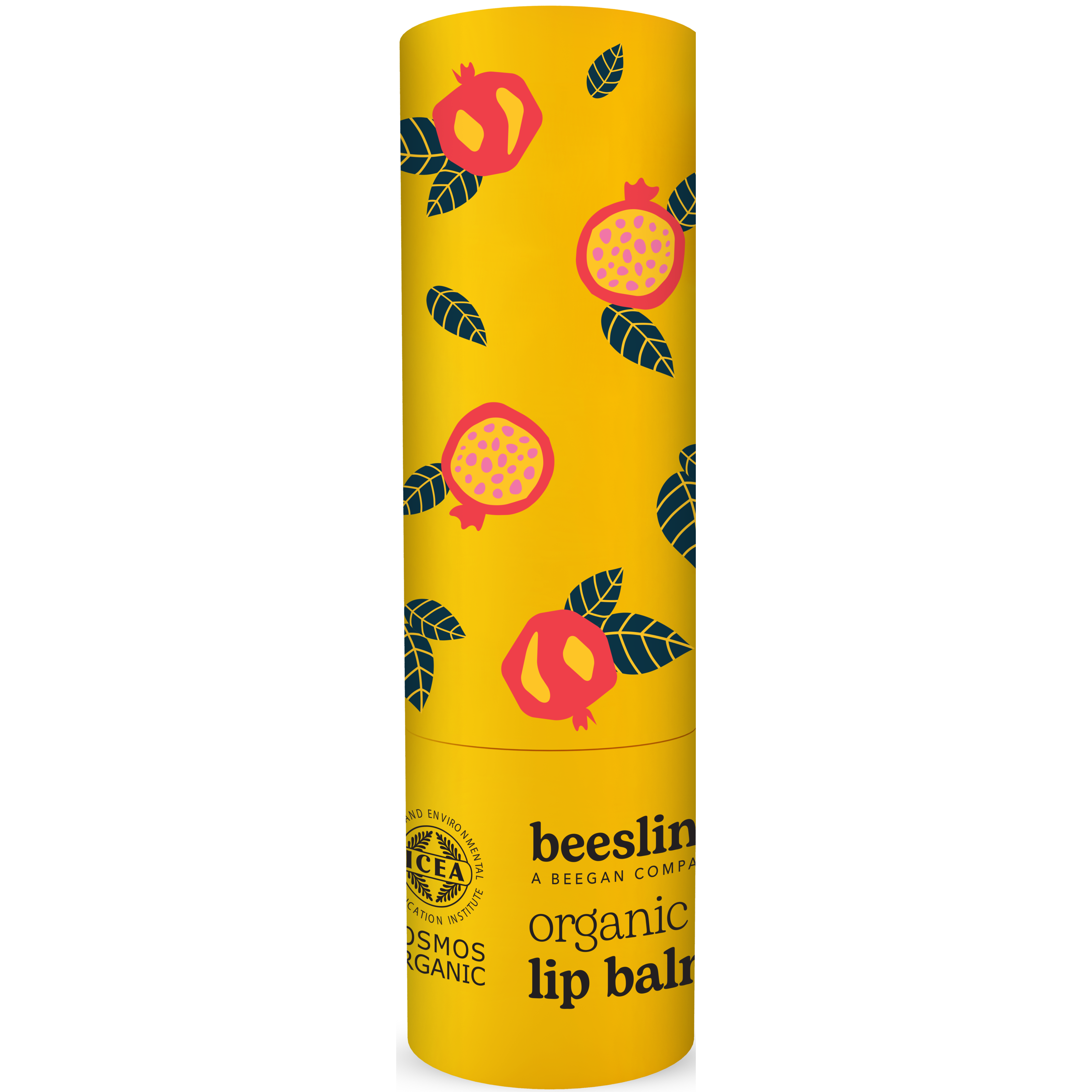 Beesline Organic Lip Balm Pomegranate