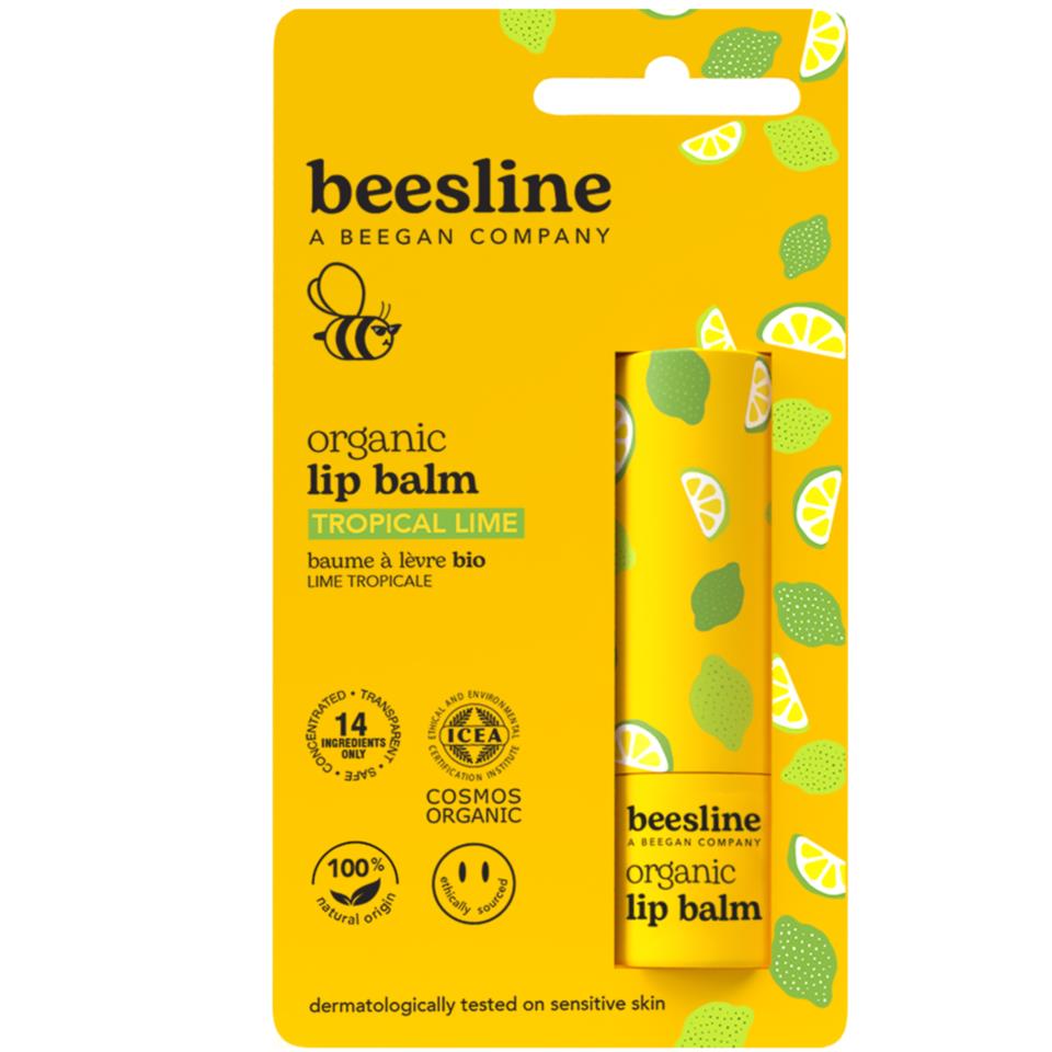 Beesline Organic Lip Balm Tropical Lime 4,5 g