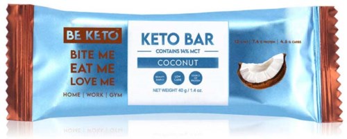 BeKeto KETO Bar Chocolate Covered Coconut 40 g