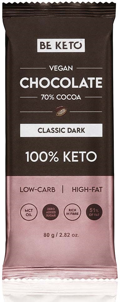 BeKeto KETO Chocolate Original Dark 80 g