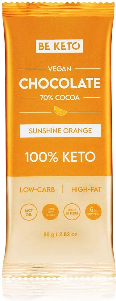 BeKeto KETO Chocolate Sunshine Orange 80 g