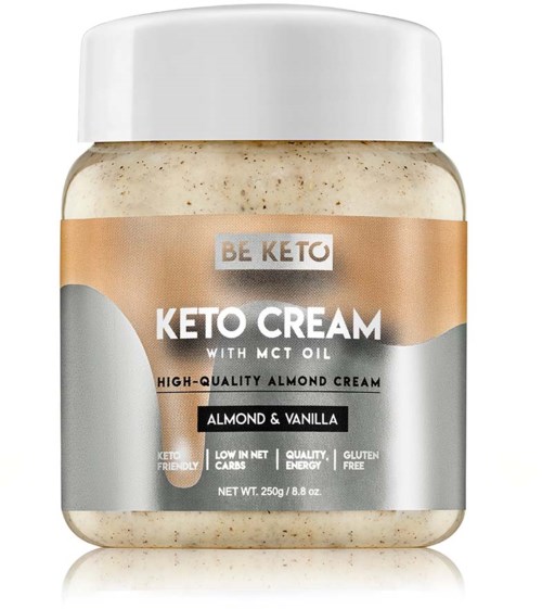 BeKeto KETO Cream Almond & Vanilla 250 g