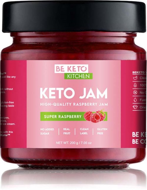 BeKeto KETO Jam™ Super Raspberry 200 g
