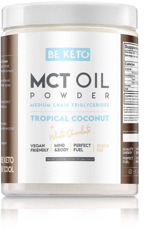 BeKeto KETO MCT Oil Powder Coconut & White Chocolate