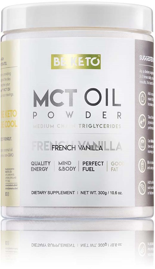 BeKeto KETO MCT Oil Powder French Vanilla