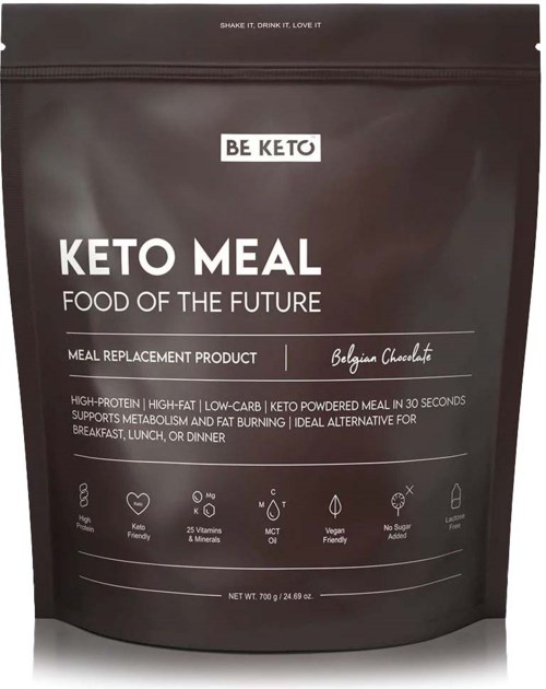 BeKeto KETO Meal Belgian Chocolate 700 g
