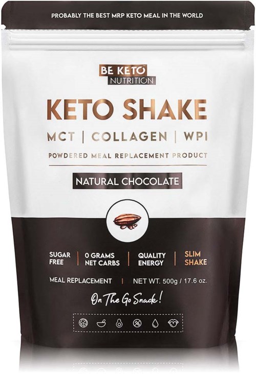 BeKeto KETO Shake Natural Chocolate 500 g