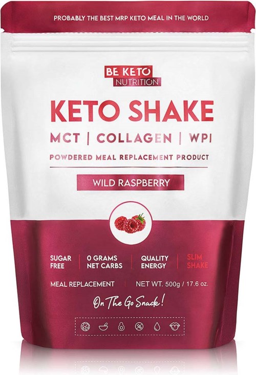 BeKeto KETO Shake Wild Raspberry 300 g