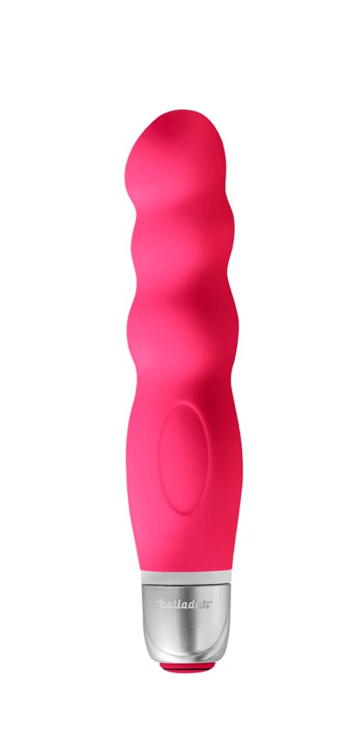 Belladot Astrid Small Vibrating Dildo  Red