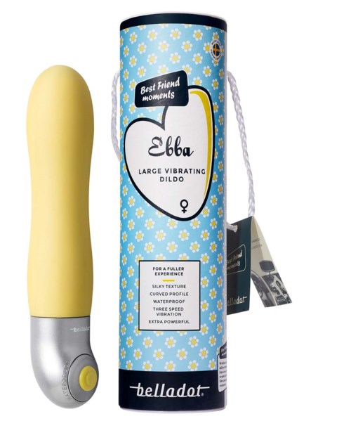 Belladot Ebba Large Vibrating Dildo Yellow | lyko.com Belladot Ebba Large Vibrating Dildo Yellow | lyko.com