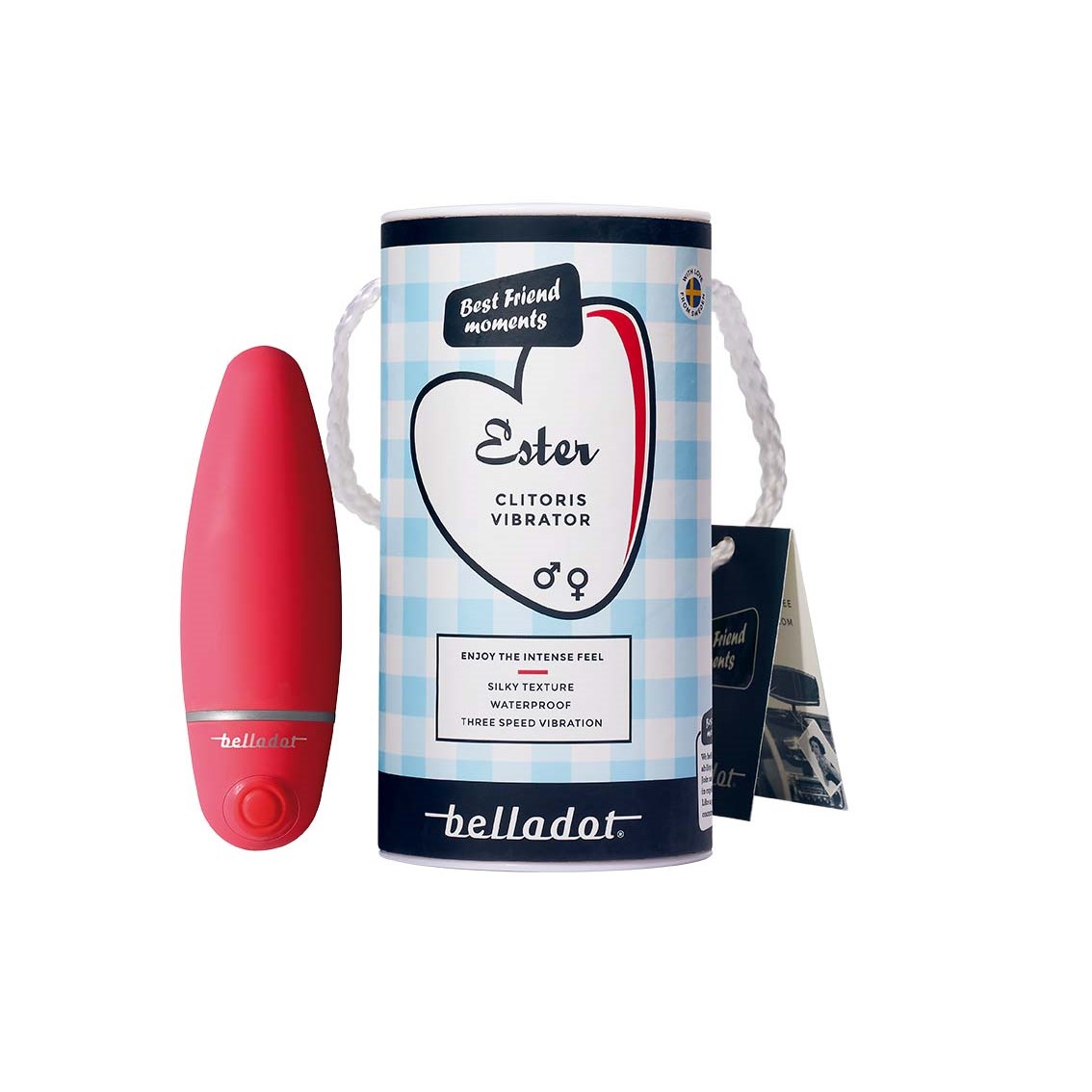 Belladot Ester Clitoris Vibrator  Red