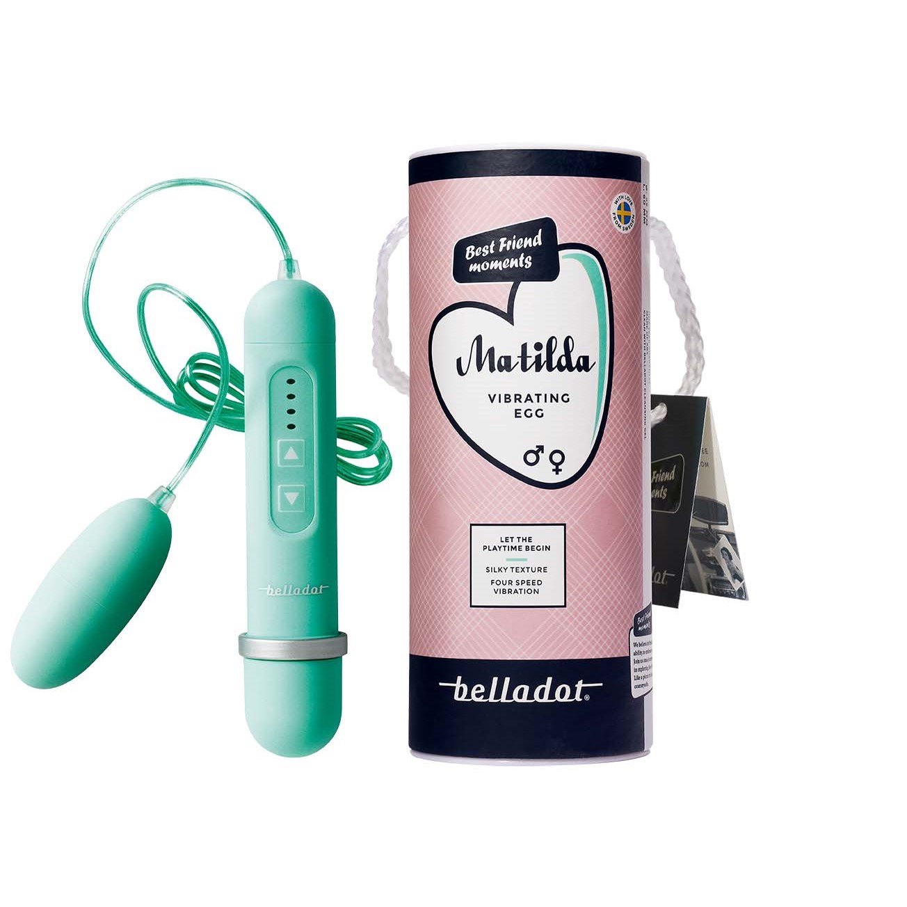 Belladot Matilda Vibrating Egg  Green
