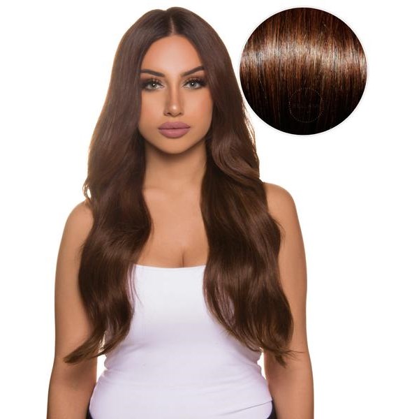 Läs mer om Bellami Hair Löshår Bambina 160g Chocolate Brown