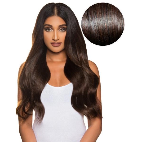 Läs mer om Bellami Hair Löshår Bambina 160g Dark Brown