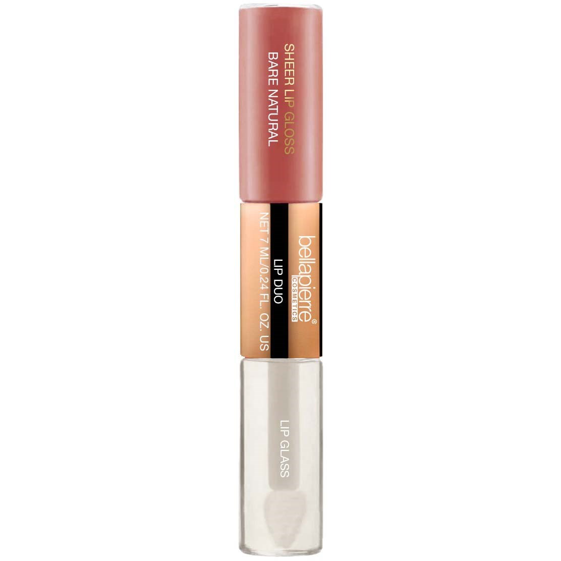 BellaPierre Sheer Lip Gloss & Clear Glass Duo