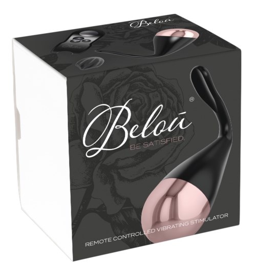 Belou Remote Controlled Vibrating Stimulator Black
