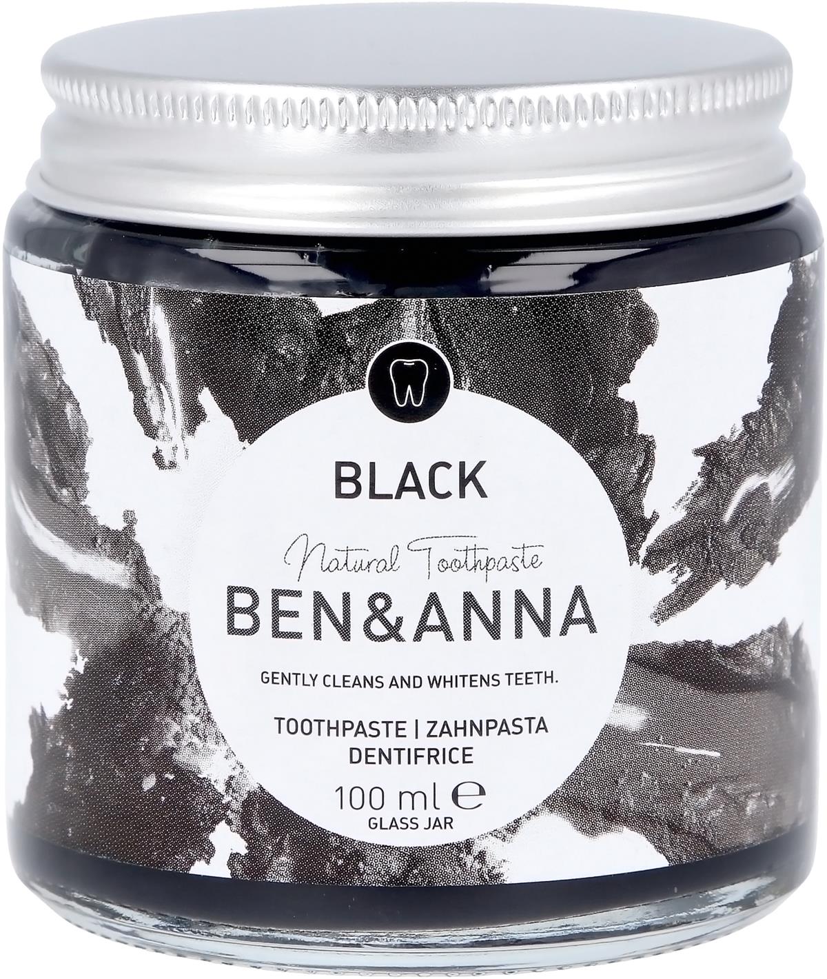 Ben & Anna Black Toothpaste Whitening Charcoal 100 ml | lyko.com