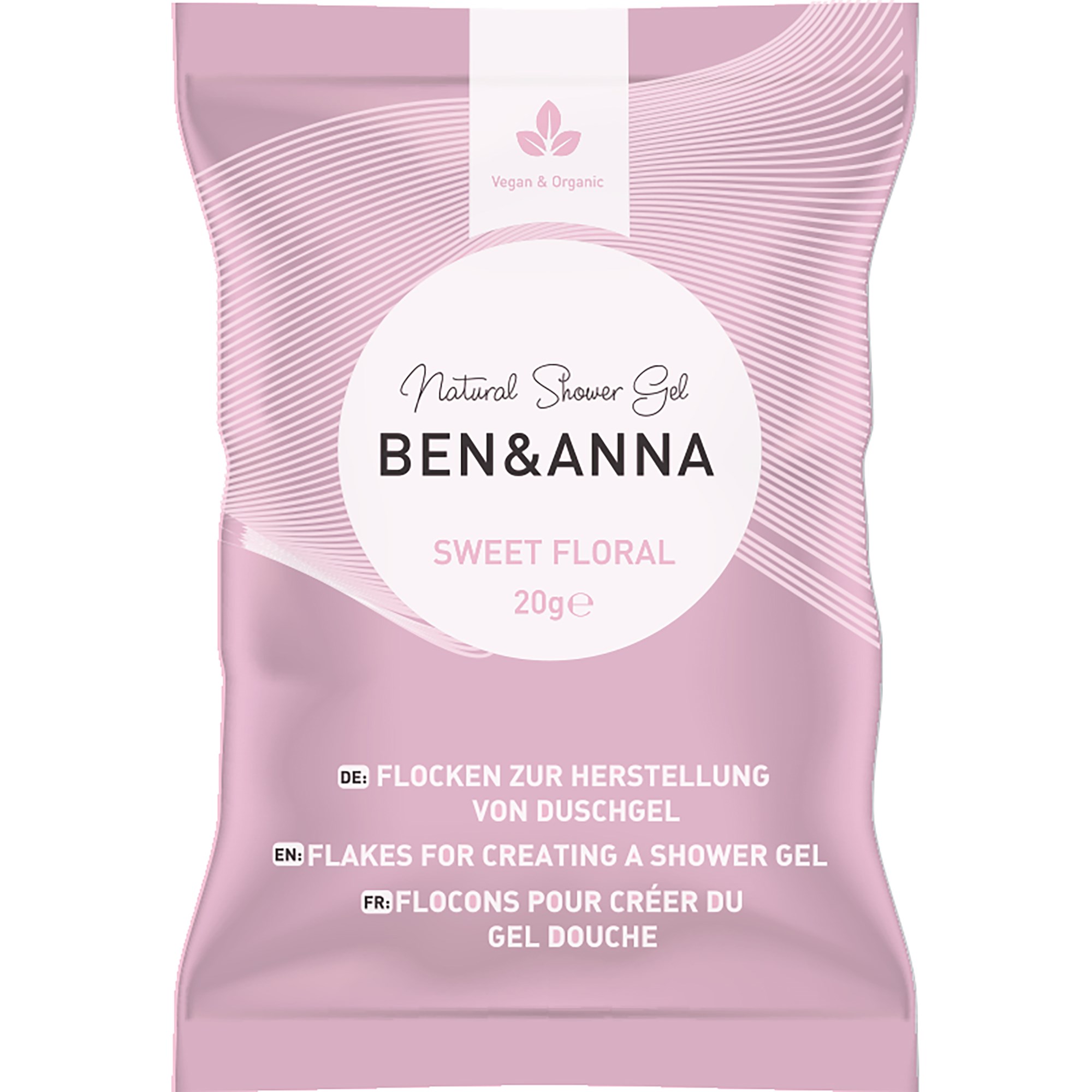 Läs mer om Ben & Anna Bodycare Shower Gel Flakes Sweet Floral