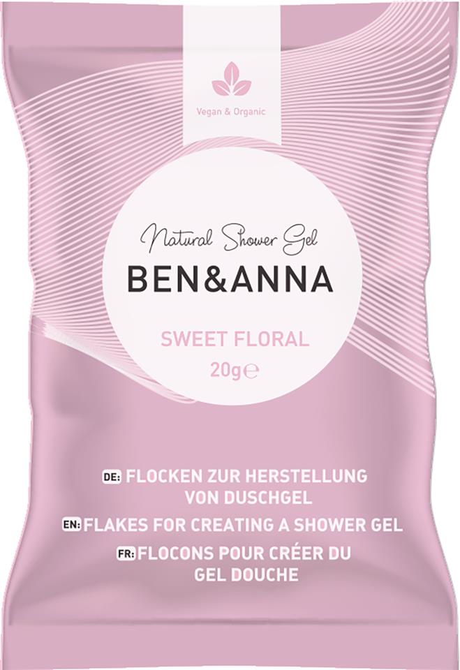 Ben & Anna Bodycare Shower Gel Flakes Sweet Floral